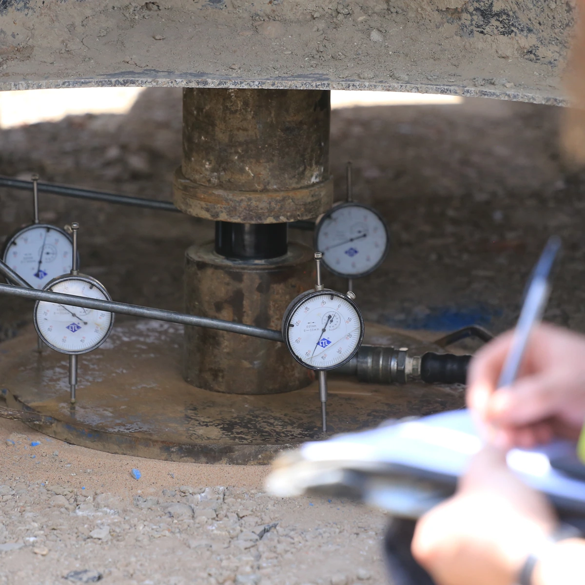 drilling & probing, on-site testing, geotechnical & chemical testing, and monitoring & reporting 